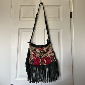 Leather and Vietnamese wedding dresses purse